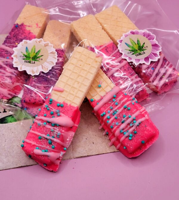 Summer Chocolate Dipped Sugar Wafers - 100mg