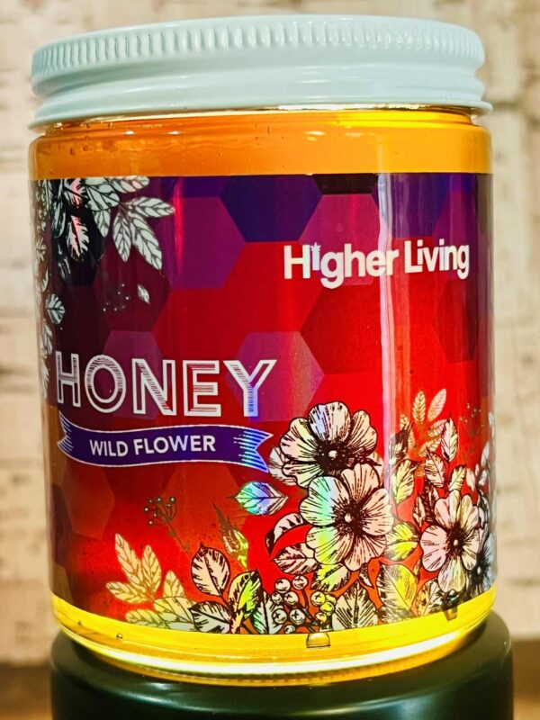 Higher living nano infused honey wild flower  225mg 9oz